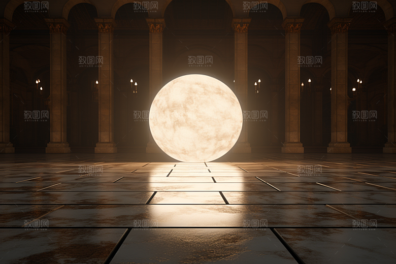 C4D科幻空间空间立体背景