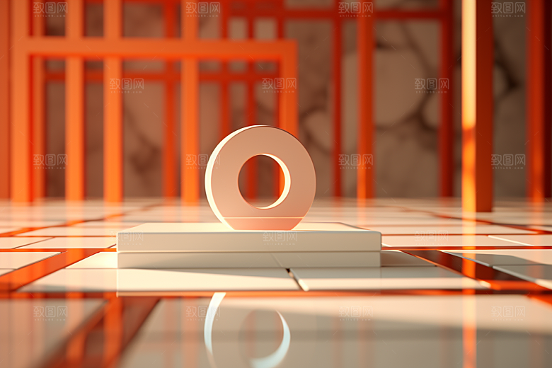 C4D科幻空间空间立体背景