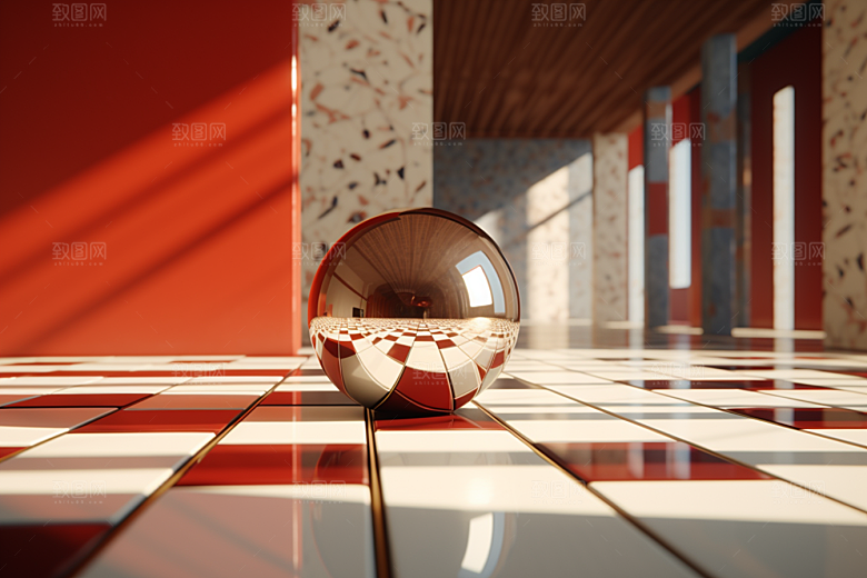 C4D科幻空间高清立体背景