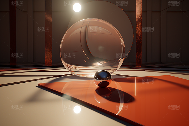 C4D科幻空间空间想象力背景