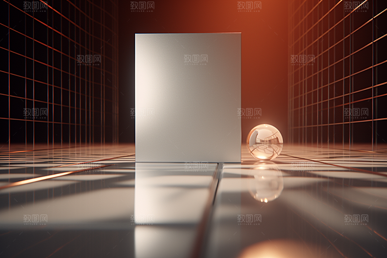 C4D科幻空间想象力科技背景