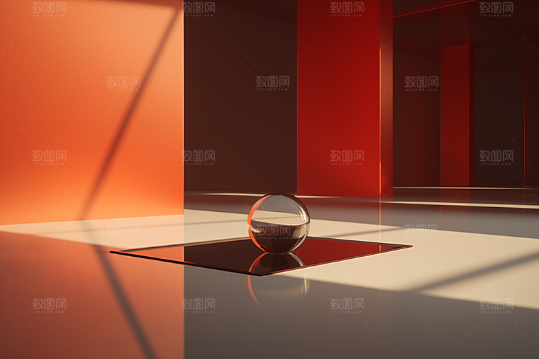 C4D科幻空间渲染3D背景