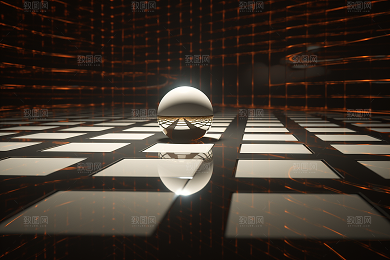 C4D科幻空间科技想象力背景