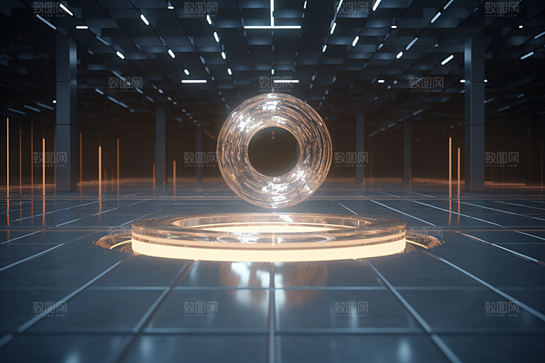 C4D科幻空间效果想象力背景