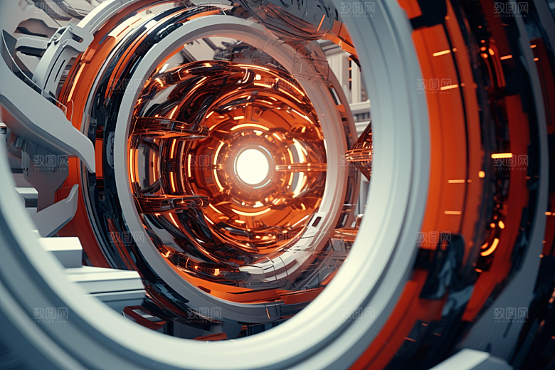 C4D科幻空间幻想宇宙场景模型