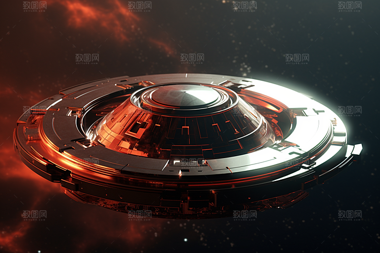 C4D科幻空间赛博朋克宇宙场景模型