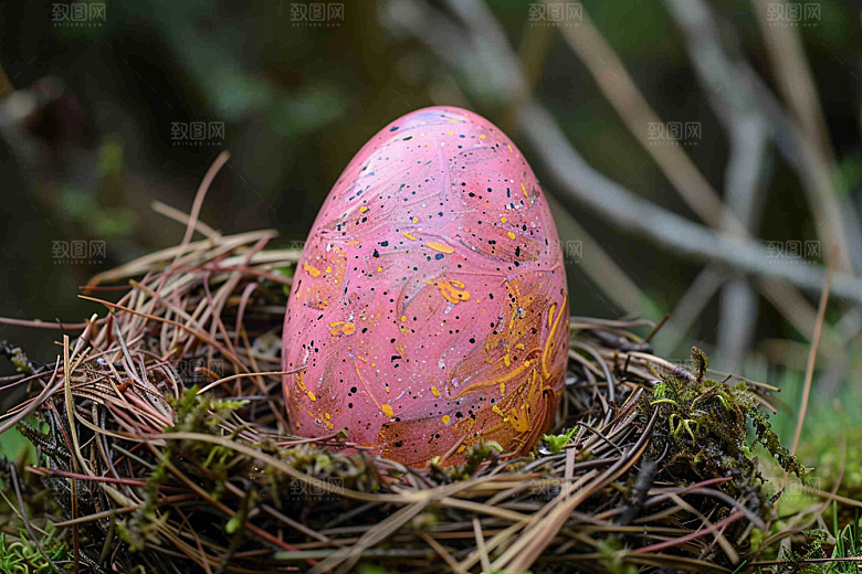 复活节彩蛋新生命传统文化摄影图
