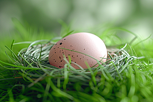 复活节彩蛋自然象征摄影图