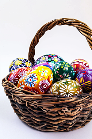复活节彩蛋传统文化鸡蛋摄影图