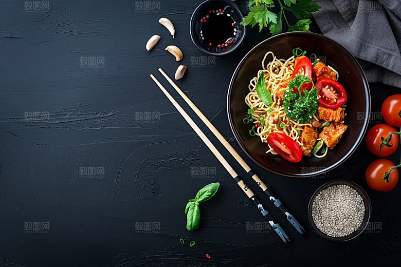 西餐菜单环境轻食样机
