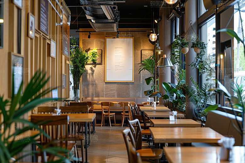 西餐菜单环境餐吧样机
