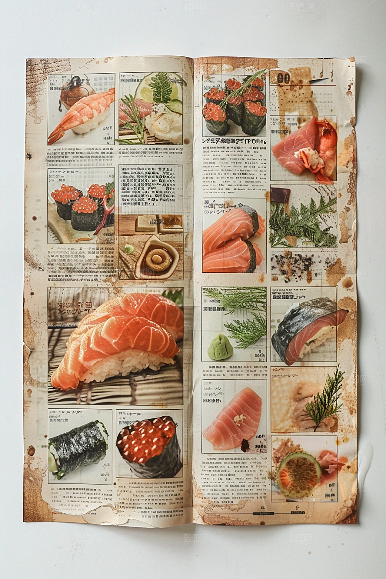 菜谱餐厅清新样机