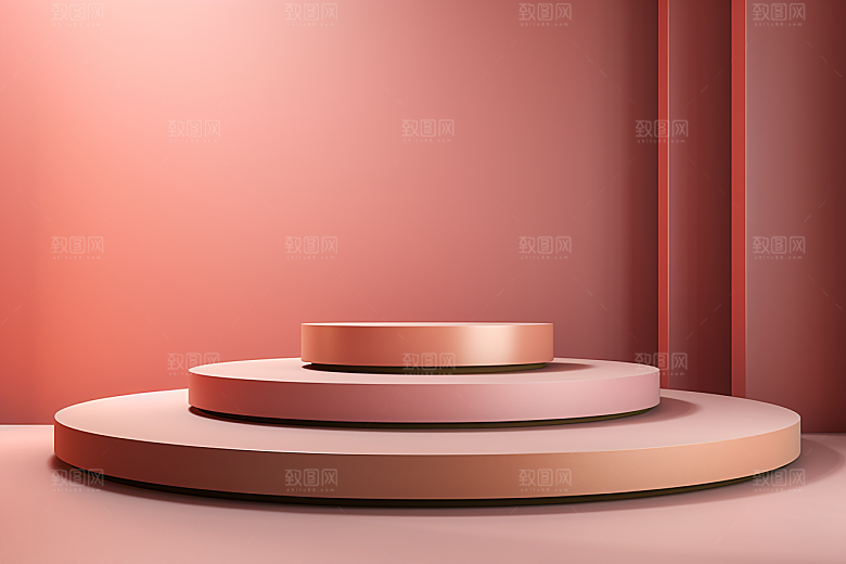 彩色简约时尚INS风电商背景