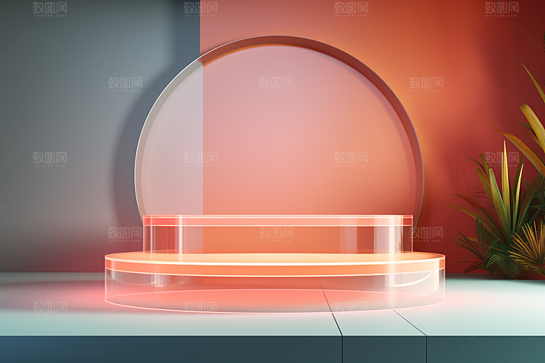 彩色简约大气时尚电商背景