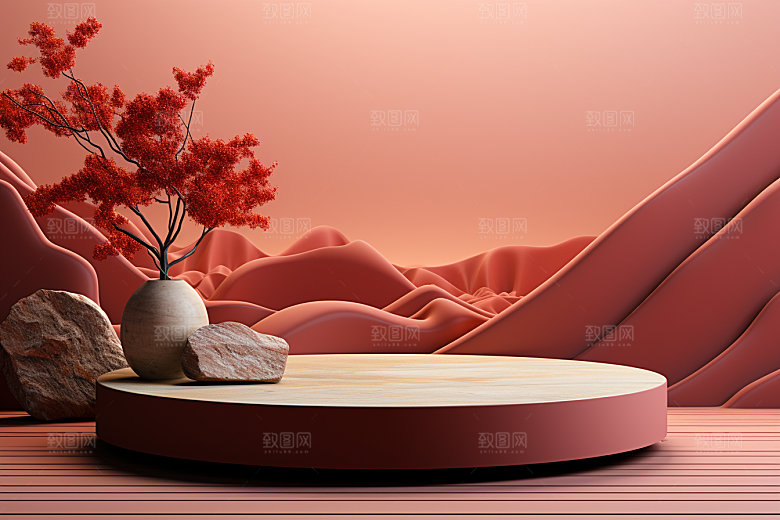 彩色简约精致时尚电商背景