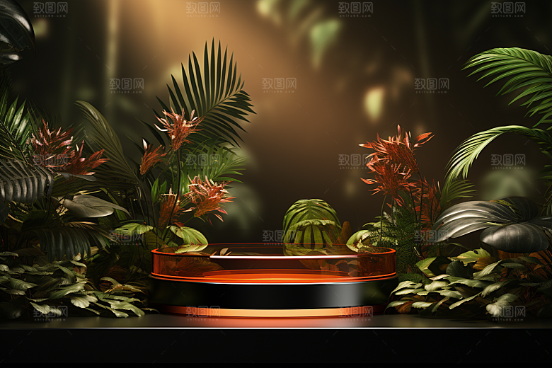 彩色简约促销质感电商背景