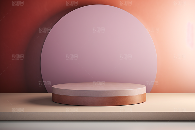 彩色简约时尚INS风电商背景