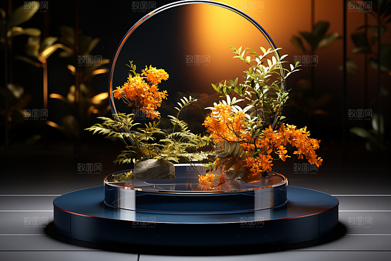 彩色简约高级感购物电商背景