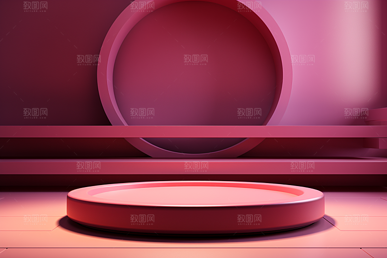 彩色简约大气精致电商背景