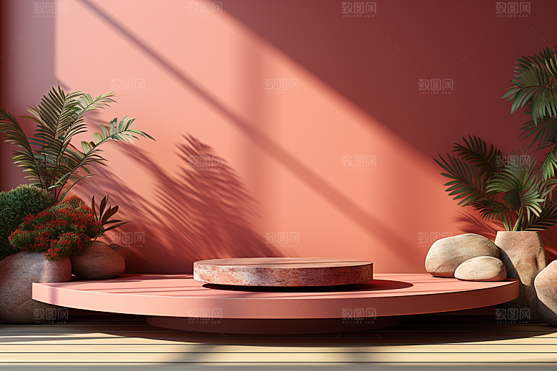 彩色简约高清INS风电商背景