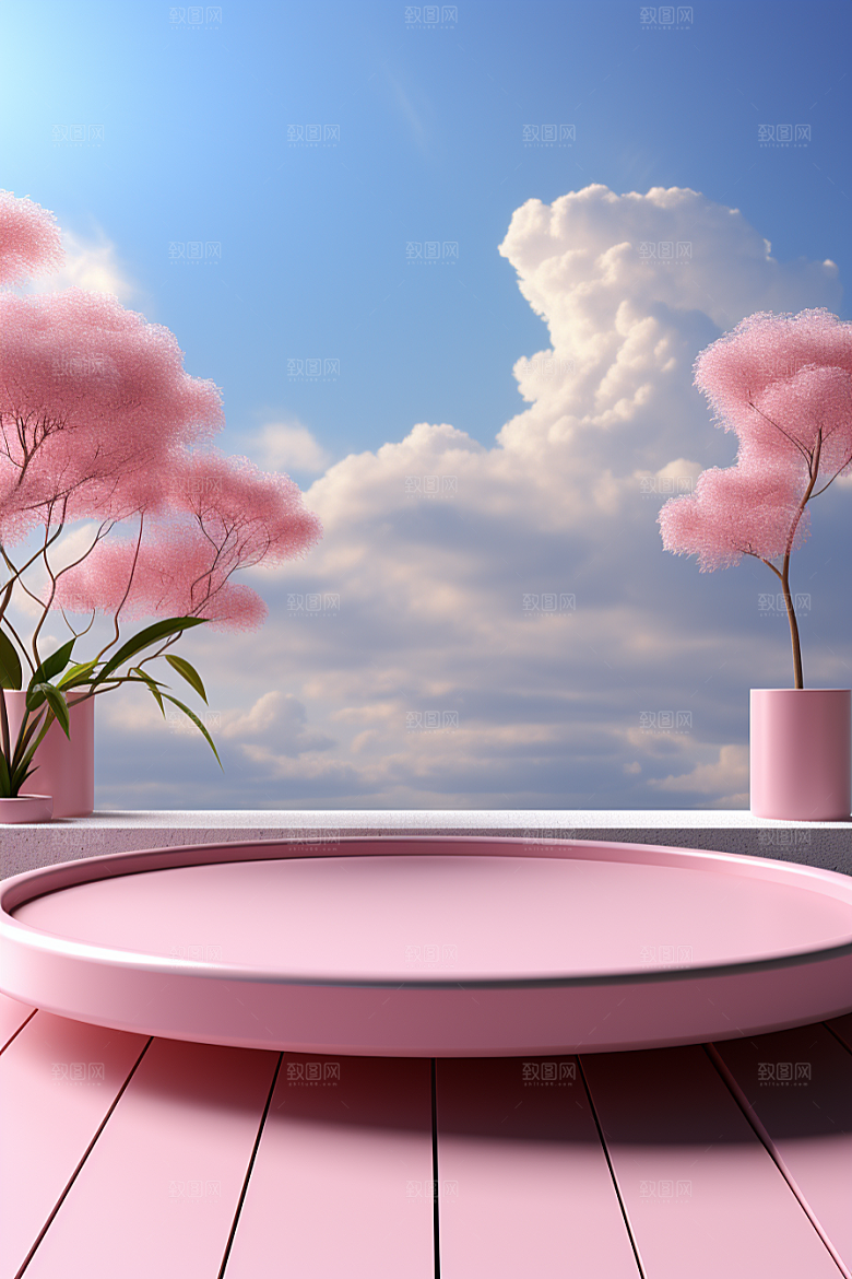 彩色简约购物促销电商背景