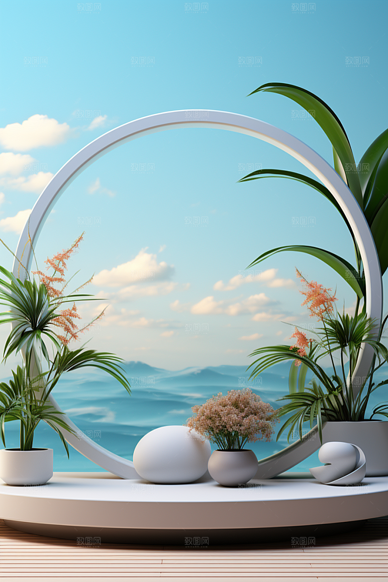彩色简约时尚促销电商背景
