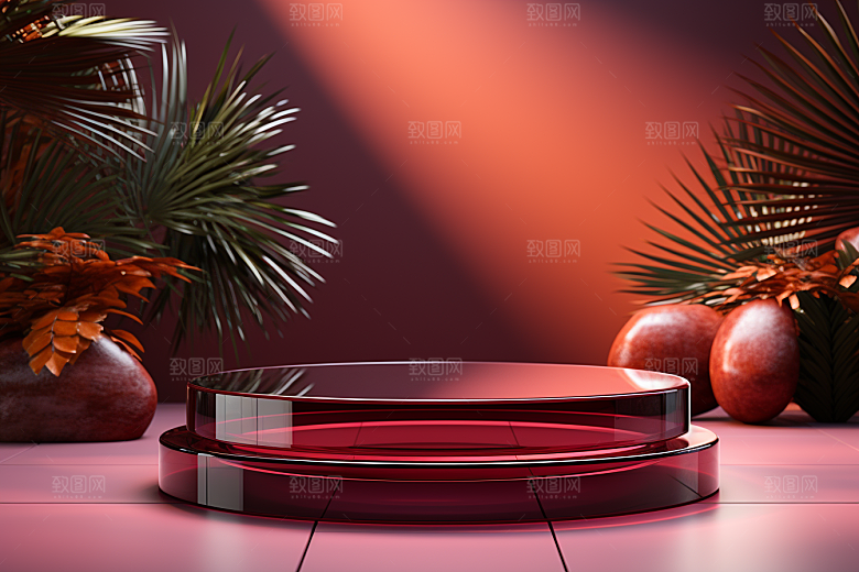 彩色简约时尚购物电商背景