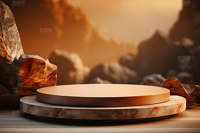 彩色简约高清高级感电商背景