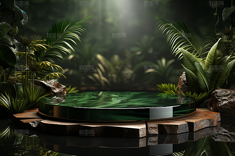 彩色简约高级感质感电商背景