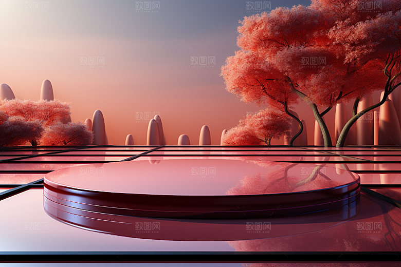 彩色简约购物时尚电商背景
