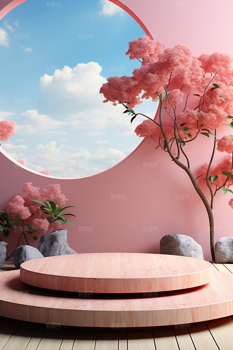 彩色简约促销时尚电商背景