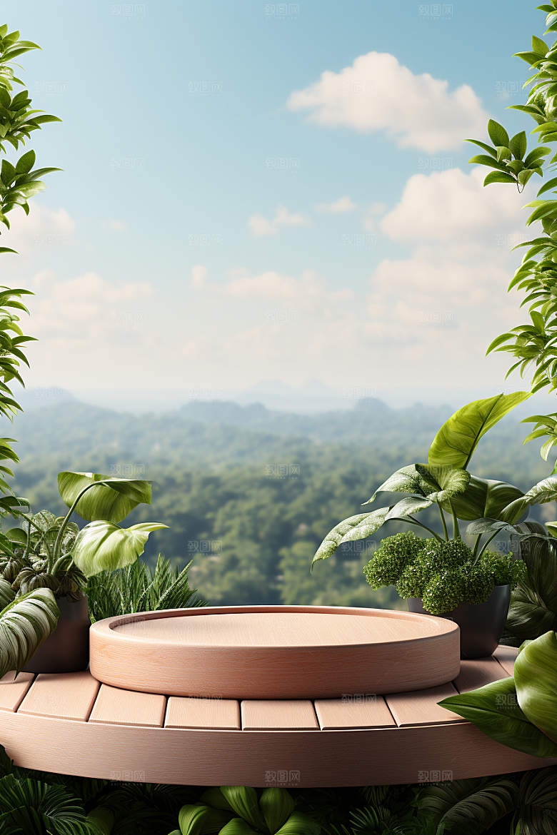 彩色简约高级感购物电商背景