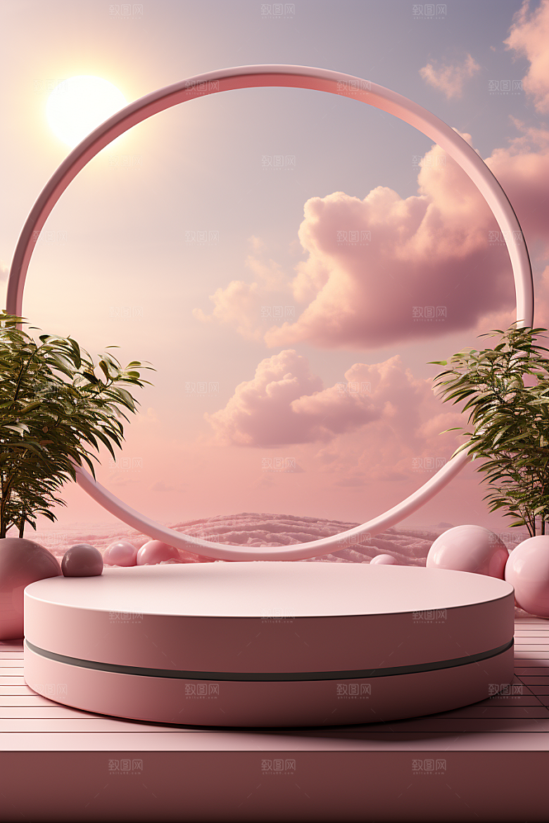 彩色简约质感高清电商背景