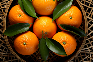 橙子采摘橘子脐橙摄影图