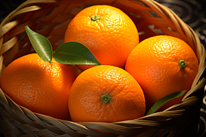 橙子采摘柑橘脐橙摄影图