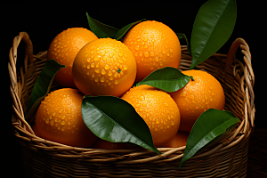 橙子采摘橘子高清摄影图