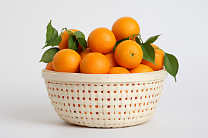 橙子采摘水果柑橘摄影图