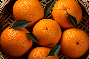 橙子采摘高清柑橘摄影图