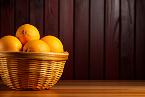 橙子采摘脐橙橘子摄影图
