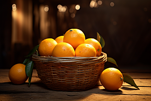 橙子采摘橘子柑橘摄影图