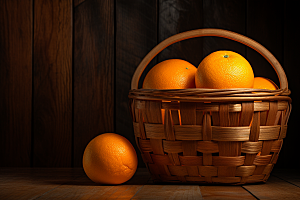 橙子采摘脐橙美食摄影图