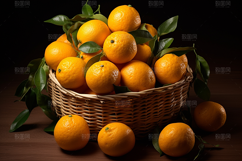 橙子采摘脐橙橘子摄影图