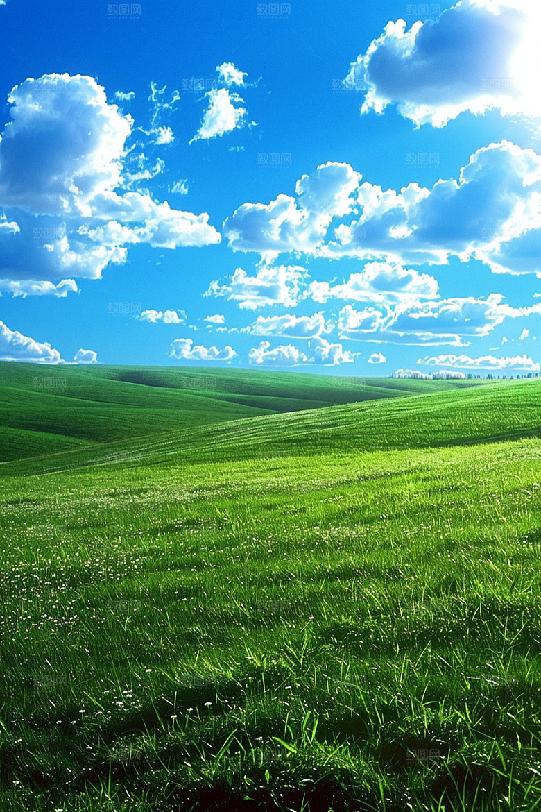 草原牧场自然高清摄影图