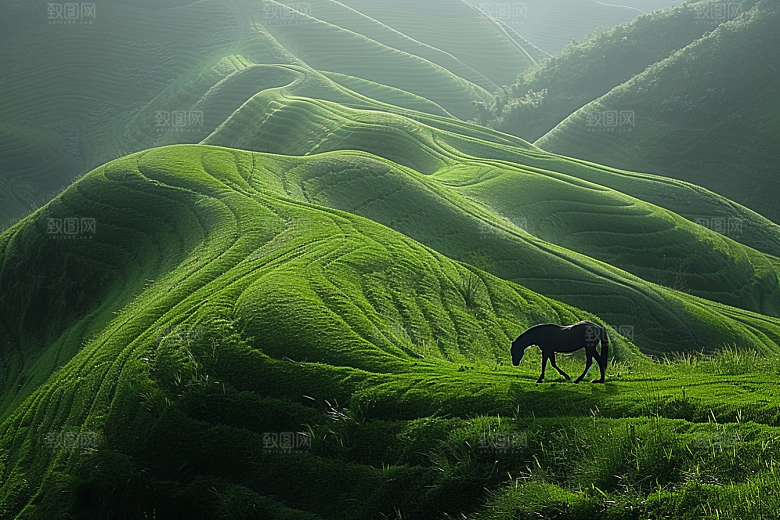 草原牧场旅游高清摄影图