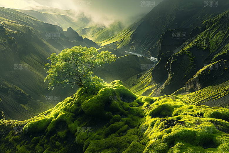 草原牧场旅游风吹草低见牛羊摄影图