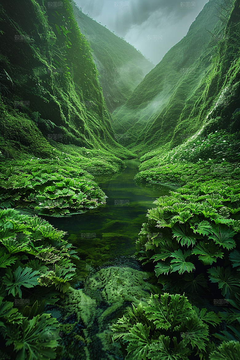 草原牧场草场风光摄影图
