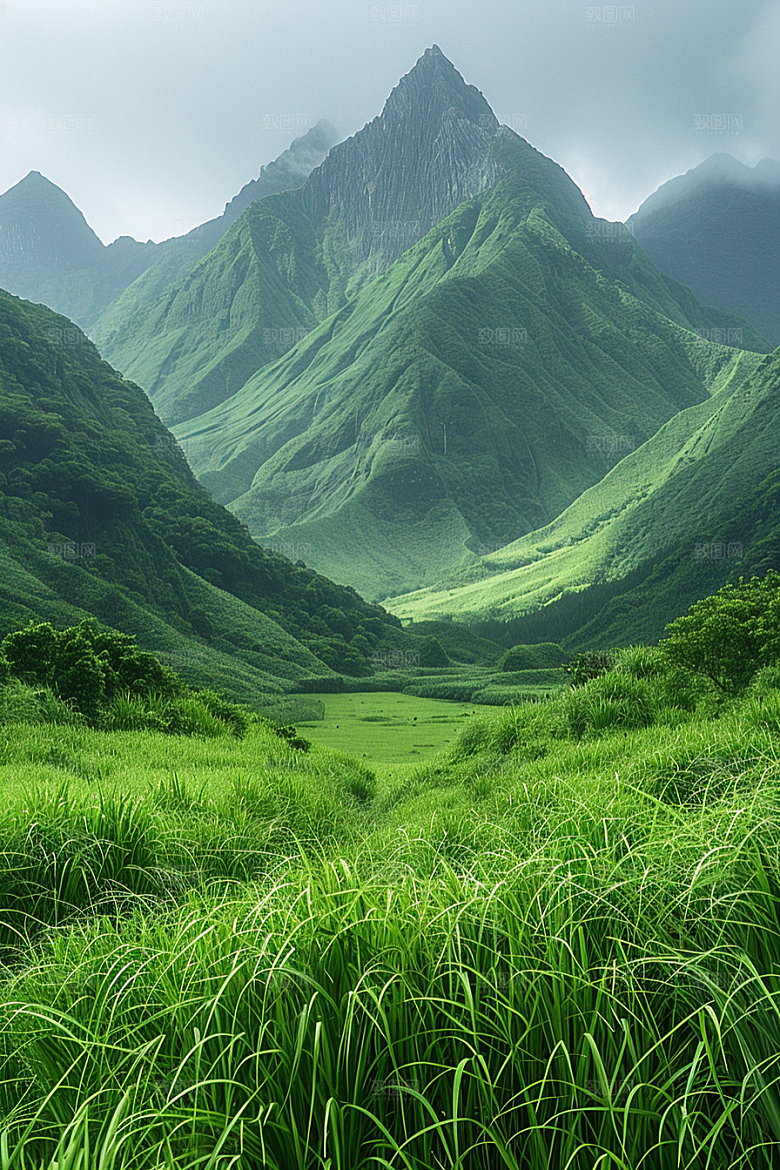 草原牧场大草原自然摄影图