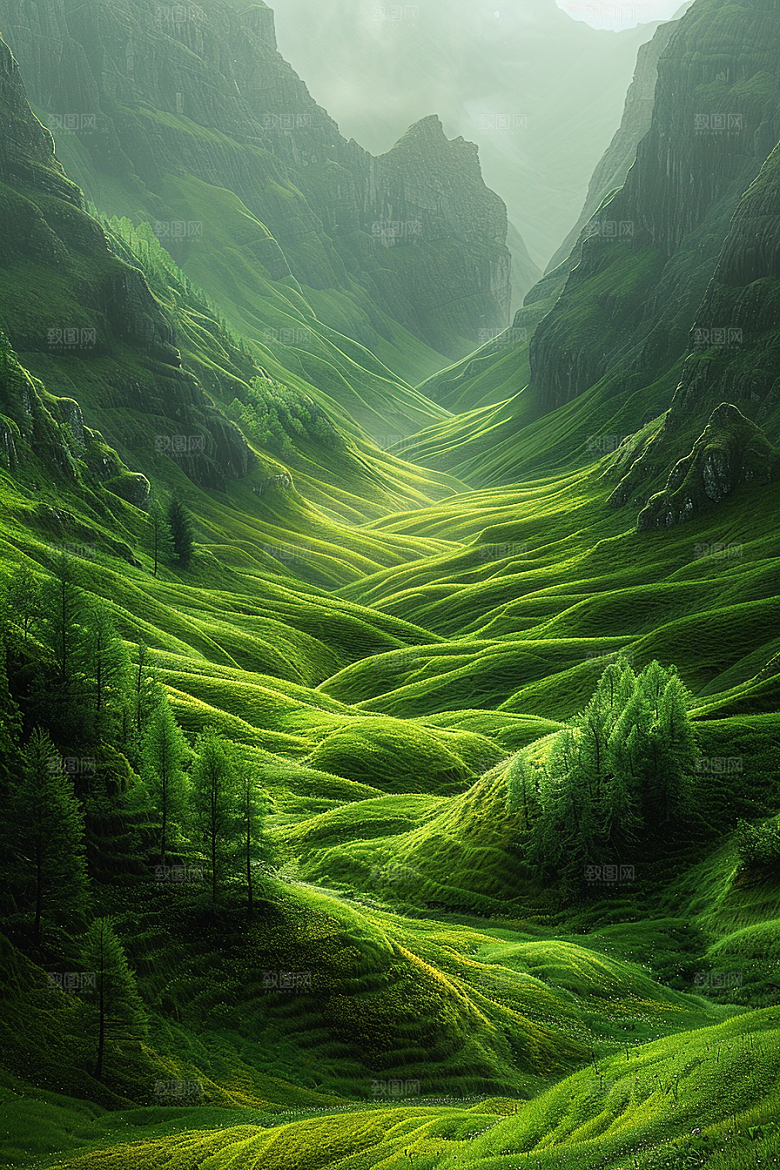 草原牧场旅游自然摄影图