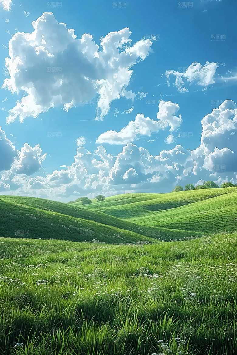 草原牧场西北高清摄影图