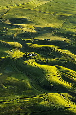 草原牧场旅游内蒙古摄影图